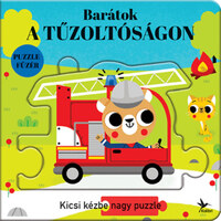 Barátok a tűzoltóságon - Kicsi kézbe nagy puzzle -  (Könyv)