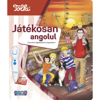 Tolki Hangos könyv - Játékosan angolul - Interaktív foglalkoztató hangoskönyv -  (Könyv)