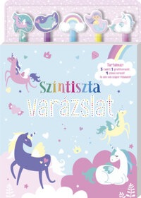 Színtiszta varázslat - Tartalmaz: 5 radír, 1 grafitceruzát, 4 színes ceruzát és sok-sok szuper feladatot -  (Könyv)