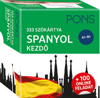 PONS 333 szókártya SPANYOL kezdő -  (Könyv)