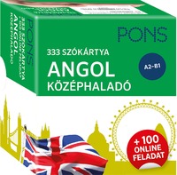 PONS 333 szókártya ANGOL középhaladó -  (Könyv)