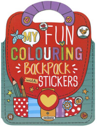 My Fun Colouring Backpack with Stickers - Girls -  (Könyv)