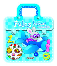Füles kifestő matricákkal 2. - Repülő - Több mint 100 db matricával -  (Könyv)
