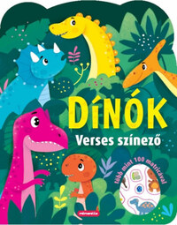 Dínók - Verses színező -  (Könyv)