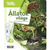 Tolki Hangos könyv - Állatok világa - Interaktív foglalkoztató hangoskönyv -  (Könyv)