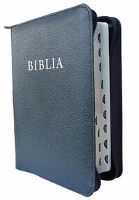 Revideált új fordítás: BIBLIA (RÚF 2014) KÖZÉPMÉRETŰ, CIPZÁRAS, BŐRTOKBAN -  (Könyv)