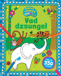 Vad dzsungel - Számos színező - Több mint 350 matrica! -  (Könyv)