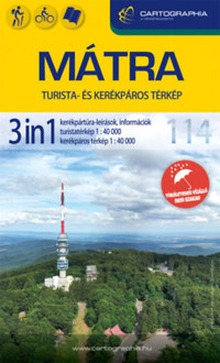 Mátra 3in1 turista- és kerékpáros térkép -  (Könyv)