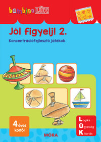 Jól figyelj 2. - LDI- 105 - Koncentrációfejlesztő játékok -  (Könyv)