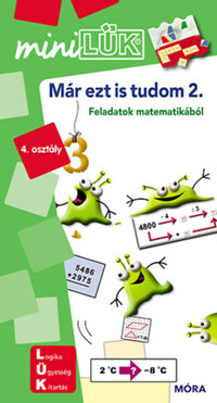 Szántó Zsuzsanna: Már ezt is tudom 2. - LDI240 - Feladatok matematikából 4. osztály - MiniLÜK -  (Könyv)