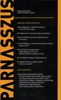 Parnasszus költészeti folyóirat - 2022/3 -  (Könyv)