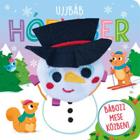 Hannah Campling: Ujjbáb hóember - Bábozz mese közben! -  (Könyv)