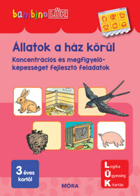 Állatok a ház körül - Koncentrációs és megfigyelőképességet fejlesztő feladatok -  (Könyv)
