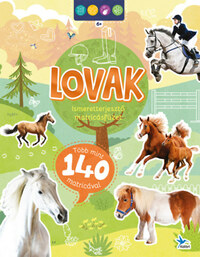 Ismeretterjesztő matricásfüzet - Lovak -  (Könyv)