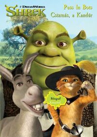 Shrek - Csizmás, a Kandúr -  (Könyv)