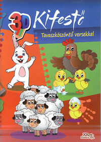 Tavaszköszöntő versekkel - 3D Kifestő -  (Könyv)