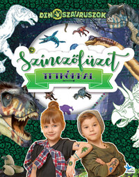 Színezőfüzet tetkókkal - Dinoszauruszok -  (Könyv)