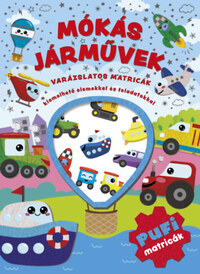 Varázslatos matricák - Mókás járművek -  (Könyv)