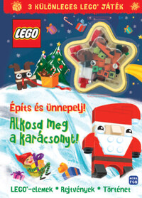 Lego - Építs és ünnepelj! - Alkosd meg a karácsonyt! - 3 különleges Lego játék -  (Könyv)