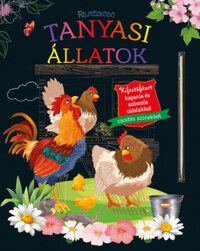 Rejtőzködő tanyasi állatok - Kifestőfüzet kaparós és színezős oldalakkal -  (Könyv)