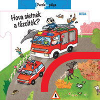 Pálya és puzzle - Hova sietnek a tűzoltók? -  (Könyv)