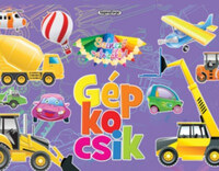 Színező matricákkal - Gépkocsik -  (Könyv)