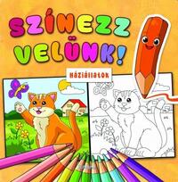 Lengyel Orsolya (Szerk.): Színezz velünk! Háziállatok -  (Könyv)