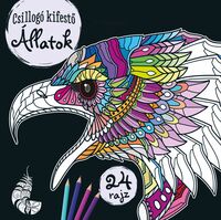 Csillogó kifestő - Állatok -  (Könyv)