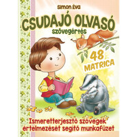 Simon Éva: Csudajó olvasó - Szövegértés - Ismeretterjesztő szövegek értelmezését segítő munkafüzet - 48 matricával -  (Könyv)