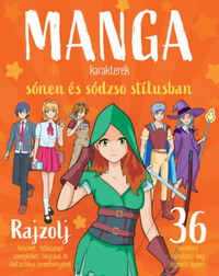 Manga karakterek sónen és sódzso stílusban -  (Könyv)