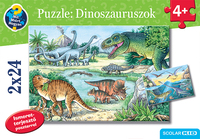 Puzzle: Dinoszauruszok -  (Könyv)