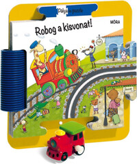 Pálya és puzzle - Robog a kisvonat! -  (Könyv)