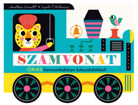 Jonathan Emmett, Ingela P. Arrhenius: Számvonat - Óriás harmonikakönyv kukucskálókkal! -  (Könyv)