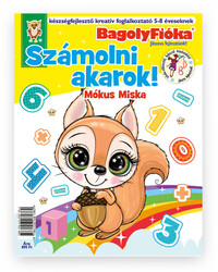Jánossy Gábor[szerk.]-Jánossy-Kármán Mónika: BagolyFióka - Számolni akarok! Mókus Miska Kreatív foglalkoztató füzet -  (Könyv)