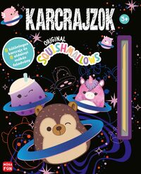 Original Squishmallows - Karcrajzok - 8 különleges karcrajz és 8 oldalnyi mókás feladvány -  (Könyv)