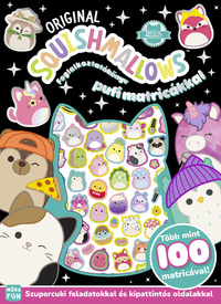 Original Squishmallows -  Foglalkoztatókönyv pufi matricákkal -  (Könyv)