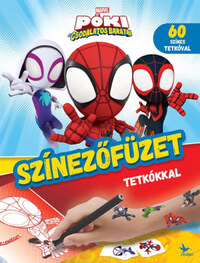 Színezőfüzet tetkókkal - Póki és csodálatos barátai -  (Könyv)