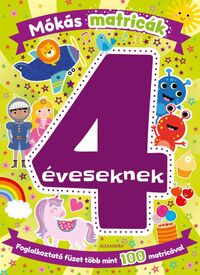 Mókás matricák 4 éveseknek -  (Könyv)