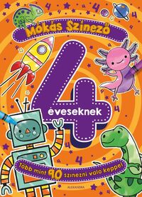 Mókás színező 4 éveseknek -  (Könyv)