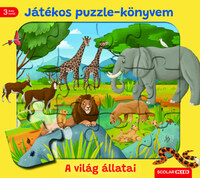 Steffi Korda: Játékos puzzle-könyvem: A világ állatai -  (Könyv)