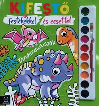 Agata Kaczynska: Kifestő festékekkel és ecsettel - Dinoszauruszok -  (Könyv)