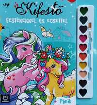 Kifestő festékekkel és ecsettel - Pónik -  (Könyv)