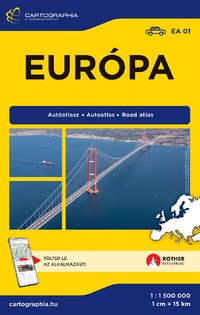 Európa autóatlasz -  (Könyv)