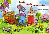 Nyuszi, nyuszi, nyulacskám, ... - Húsvéti mondókák -  (Könyv)