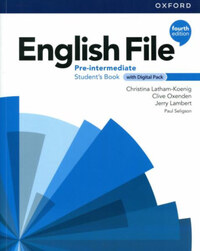 Christina Latham-Koenig, Clive Oxenden, Jerry Lambert, Paul Seligson: English File 4E Pre-intermediate Student's Book + Digital Pack -  (Könyv)