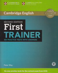 Peter May: First Trainer - Six Practice Tests + Keys + Audio -  (Könyv)