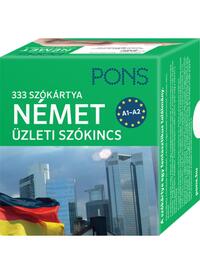 Klett Kiadó: PONS Szókártyák német nyelvből (alcím: 333 szó Üzleti német szókincs) -  (Könyv)