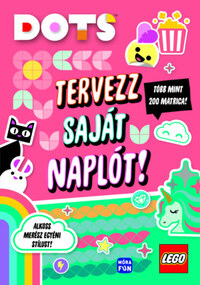 Lego Dots - Tervezz saját naplót! - Több mint 200 matrica! -  (Könyv)