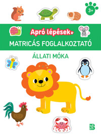 Apró lépések - Állati móka - Matricás foglalkoztató -  (Könyv)