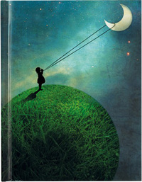 Flame Tree A4 notesz Chasing the moon -  (Könyv)
